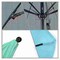 California Umbrella 7.5' Black Aluminum Market Patio Umbrella, Sunbrella Spectrum Mist 194061334195 - alternate 3